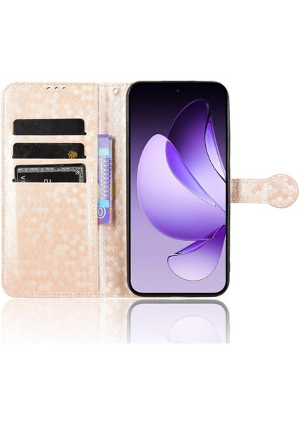 Oppo Reno 13 5g Manyetik Toka Geometrik Desen Deri Cüzdan Için Kılıf (Yurt Dışından) indirimleri