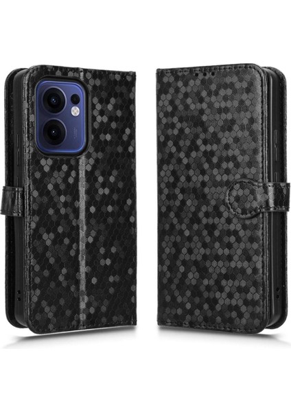 Oppo Reno 13F 4g Manyetik Toka Geometrik Desen Deri Cüzdan Için Kılıf (Yurt Dışından) modelleri