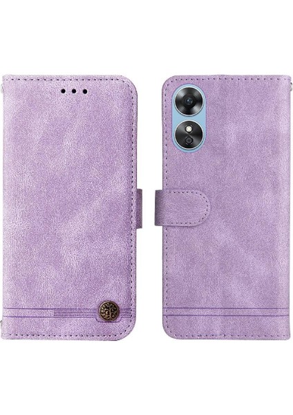 Oppo A17/A17K Uzun Kayış Darbeye Dayanıklı Kart Yuvası Sahipleri Için Kılıf Kısa Kayış (Yurt Dışından)