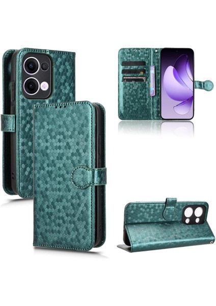 Oppo Reno 13 5g Manyetik Toka Geometrik Desen Deri Cüzdan Için Kılıf (Yurt Dışından) modelleri