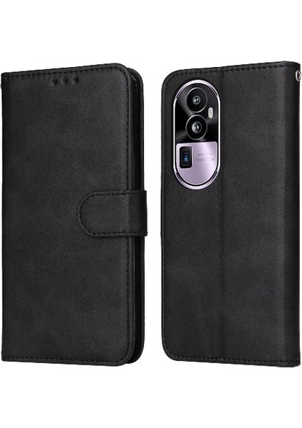 Oppo Reno 10 Pro Plus Flip Kapak Manyetik Kapatma Kartı Için Flip Case (Yurt Dışından)