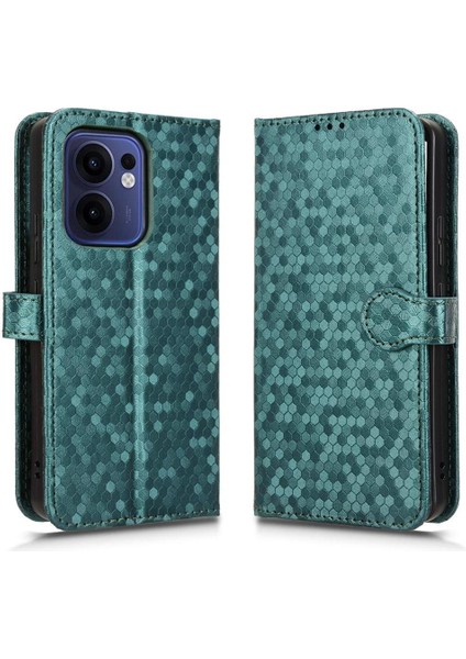 Oppo Reno 13F 4g Manyetik Toka Geometrik Desen Deri Cüzdan Için Kılıf (Yurt Dışından) modelleri