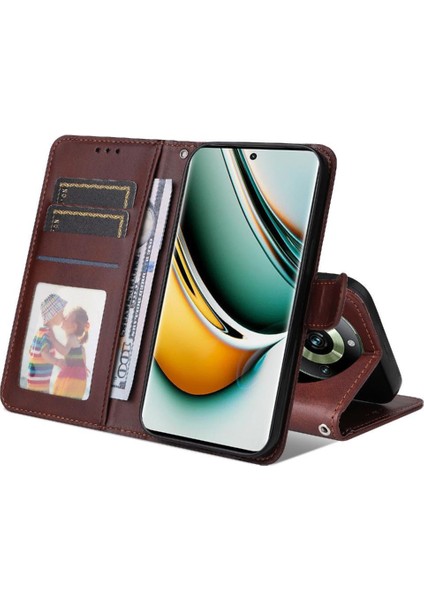 Realme 11 Pro Flip Kapak Manyetik Kapatma Kart Yuvaları Için Flip Case (Yurt Dışından) indirimleri