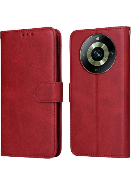 Realme 11 Pro Flip Kapak Manyetik Kapatma Kart Yuvaları Için Flip Case (Yurt Dışından)