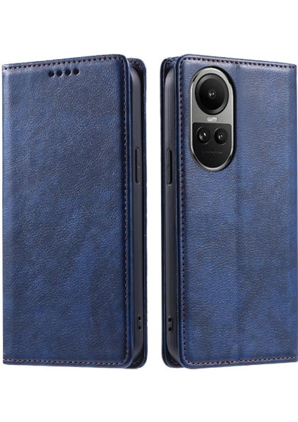 Oppo Reno 10 Pro 5g Ince Cüzdan Koruyucu Pu Deri Kart Için Flip Case (Yurt Dışından)