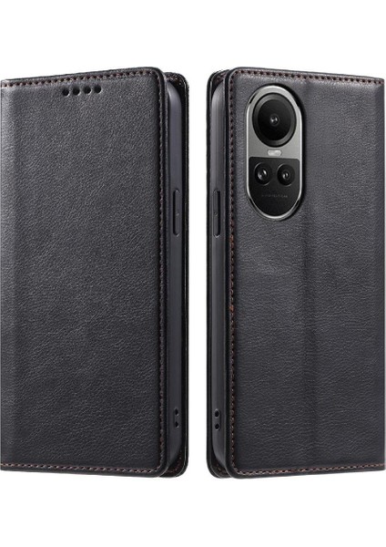 Oppo Reno 10 Pro 5g Ince Cüzdan Koruyucu Pu Deri Kart Için Flip Case (Yurt Dışından)