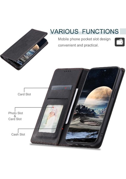 Oppo Reno 10 Pro 5g Ince Cüzdan Koruyucu Pu Deri Kart Için Flip Case (Yurt Dışından) fiyatları