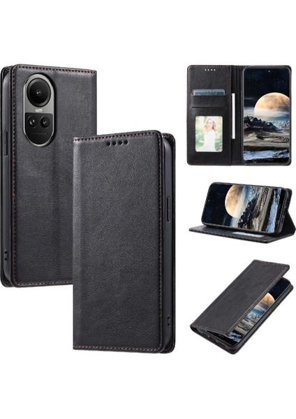Oppo Reno 10 Pro 5g Ince Cüzdan Koruyucu Pu Deri Kart Için Flip Case (Yurt Dışından) indirimleri