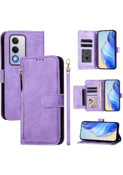 Oppo K12X Kart Tutucu Fermuar Pu Deri Manyetik Için Flip Case (Yurt Dışından) indirimleri