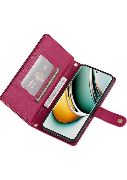 Realme 11 Pro Için Flip Case Crossbody Kayış Standı Çok Fonksiyonlu Cüzdan (Yurt Dışından) fiyatları