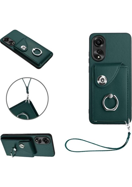 Oppo A78 4g Doğru Insizyon Kickstand Fonksiyonu Için Uyumlu Kılıf Yüksek (Yurt Dışından)