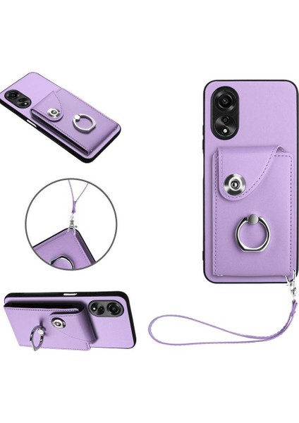 Oppo A58 4g Kickstand Fonksiyonu Için Uyumlu Durumda Benzersiz (Yurt Dışından) modelleri