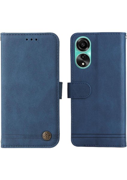 Oppo A78 4g Darbeye Kısa Kayış Uzun Kayış Kart Yuvası Için Flip Case (Yurt Dışından) modelleri