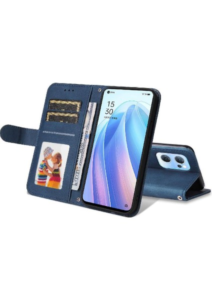 Oppo Find X5 Lite Kart Yuvası Sahipleri Için Flip Case Kısa Kayış Cüzdan Uzun (Yurt Dışından) fırsatları