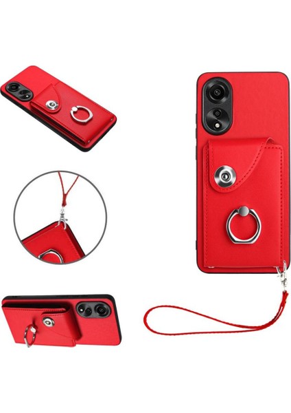 Oppo A78 4g Doğru Insizyon Kickstand Fonksiyonu Için Uyumlu Kılıf Yüksek (Yurt Dışından)