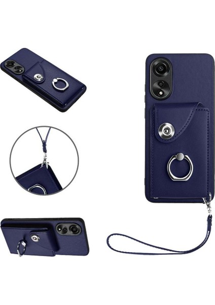Oppo A78 4g Doğru Insizyon Kickstand Fonksiyonu Için Uyumlu Kılıf Yüksek (Yurt Dışından)