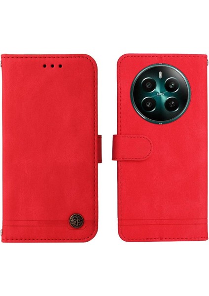 Realme 12 4g Darbeye Kısa Kayış Kart Yuvası Sahipleri Için Flip Case Cüzdan (Yurt Dışından) indirimleri