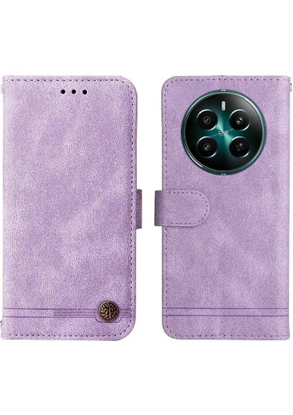 Realme 12 4g Darbeye Kısa Kayış Kart Yuvası Sahipleri Için Flip Case Cüzdan (Yurt Dışından) fiyatları