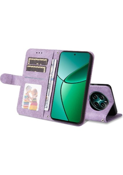 Realme 12 4g Darbeye Kısa Kayış Kart Yuvası Sahipleri Için Flip Case Cüzdan (Yurt Dışından) indirimleri