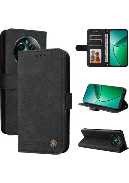 Realme 12 4g Darbeye Kısa Kayış Kart Yuvası Sahipleri Için Flip Case Cüzdan (Yurt Dışından) fiyatları
