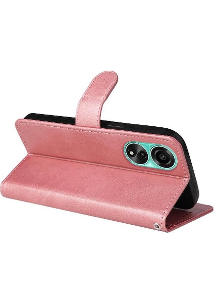 Oppo A78 4g Hassas Kesikler Manyetik Kapatma Kart Yuvaları Için Flip Case (Yurt Dışından) modelleri