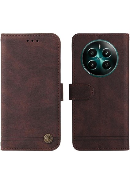 Realme 12 4g Darbeye Kısa Kayış Kart Yuvası Sahipleri Için Flip Case Cüzdan (Yurt Dışından) fiyatları