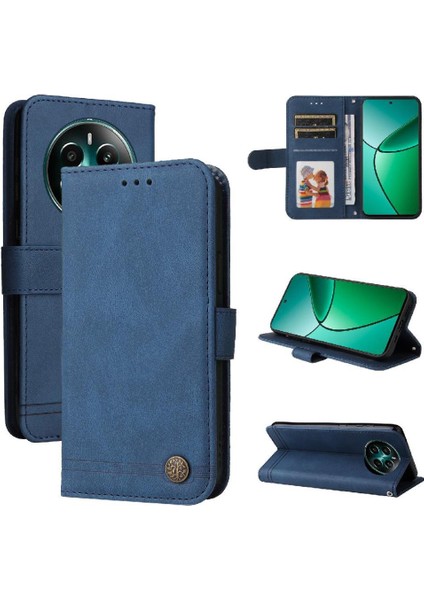 Realme 12 4g Darbeye Kısa Kayış Kart Yuvası Sahipleri Için Flip Case Cüzdan (Yurt Dışından) indirimleri