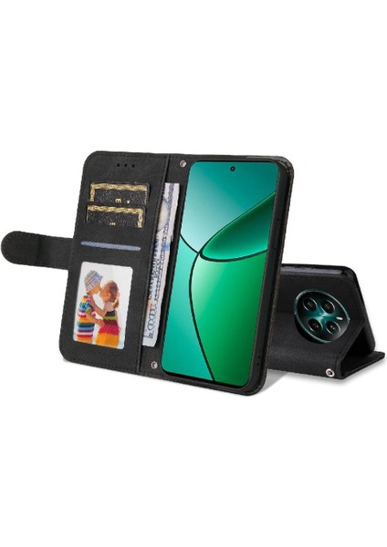 Realme 12 4g Darbeye Kısa Kayış Kart Yuvası Sahipleri Için Flip Case Cüzdan (Yurt Dışından) indirimleri