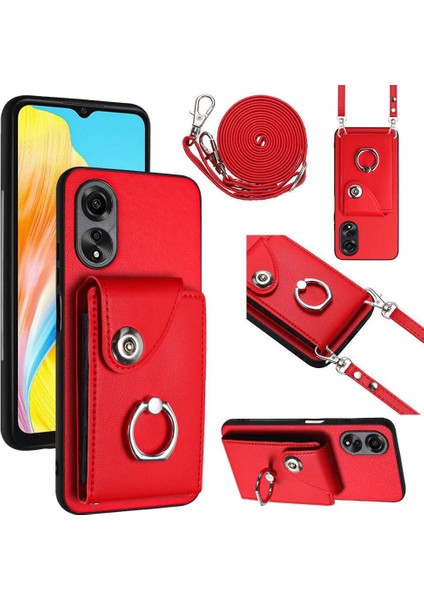 Oppo A38 4g Doğru Insizyon Kickstand Için Uyumlu Kılıf (Yurt Dışından)