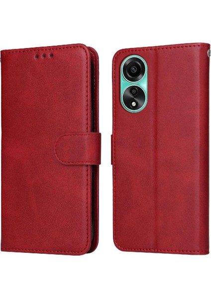 Oppo A78 4g Hassas Kesikler Manyetik Kapatma Kart Yuvaları Için Flip Case (Yurt Dışından)