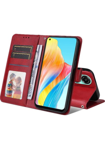 Oppo A78 4g Hassas Kesikler Manyetik Kapatma Kart Yuvaları Için Flip Case (Yurt Dışından) indirimleri