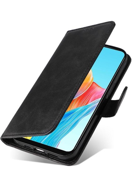 Oppo A78 4g Hassas Kesikler Manyetik Kapatma Kart Yuvaları Için Flip Case (Yurt Dışından) fırsatları