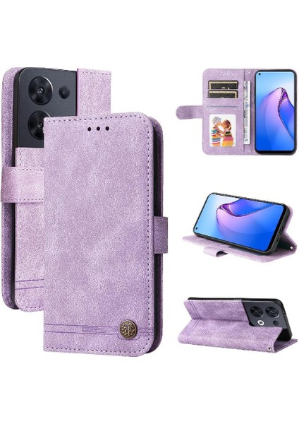 Oppo Reno 8 5g Kısa Kayış Cüzdan Darbeye Dayanıklı Uzun Kayış Kartı Için Flip Case (Yurt Dışından) indirimleri