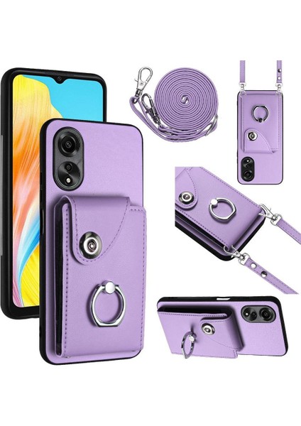 Oppo A38 4g Doğru Insizyon Kickstand Için Uyumlu Kılıf (Yurt Dışından)