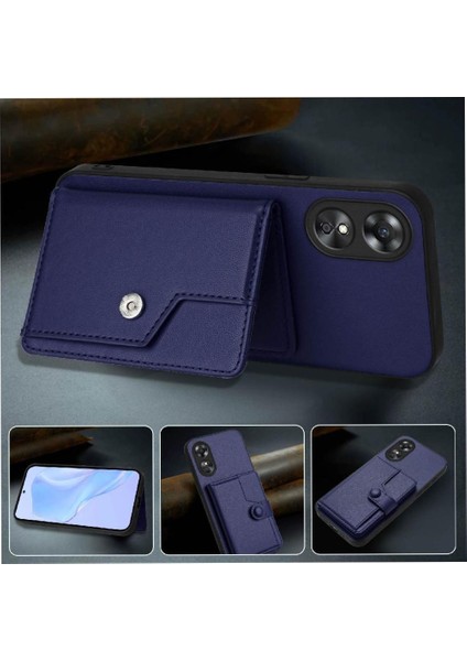 Oppo A17 Kickstand Fonksiyonu Için Kılıf Doğru Kesi Benzersiz (Yurt Dışından) modelleri