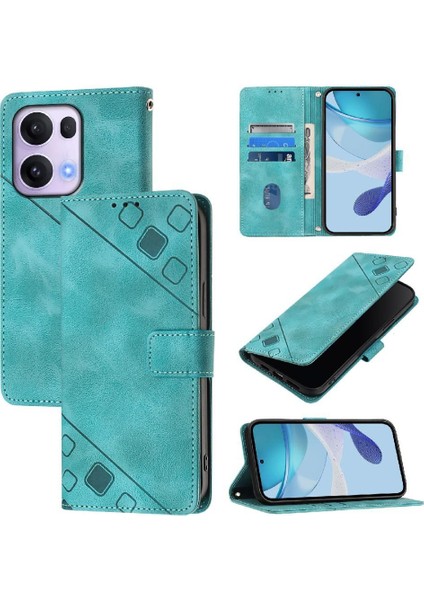 Oppo Reno 13 Pro Için Kılıf Cüzdan Kapak Çevirin Kart Tutucu Manyetik Deri (Yurt Dışından)