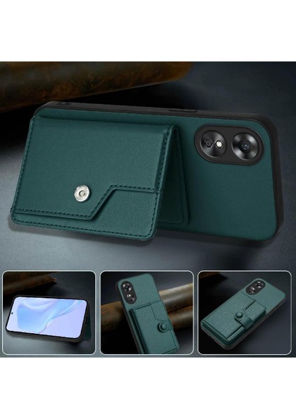 Oppo A17 Kickstand Fonksiyonu Için Kılıf Doğru Kesi Benzersiz (Yurt Dışından) modelleri