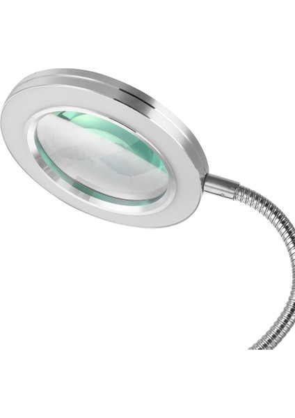 8x Büyütmeli Mandallı, USB Girişli Masa Lambalı, Okuma ve Güzellik Salon Için Büyüteç 2088A modelleri