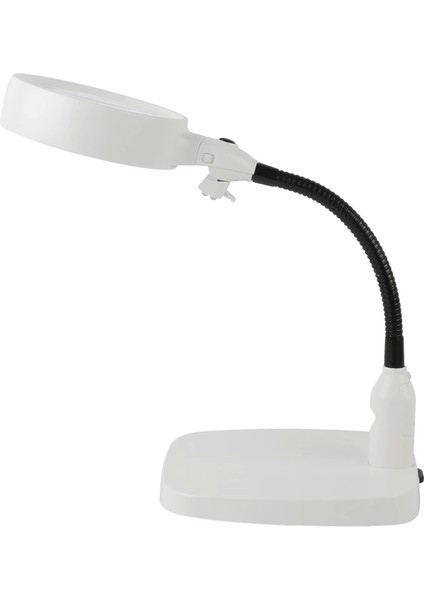 Masaüstü 10X LED Işıklı Büyüteç Okuma El Sanatları Onarım Büyüteç 7765