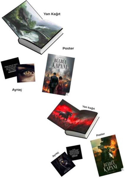 Saka ve Sanrı 1, Saka ve Sanrı 2, Bülbül Kapanı 1, Bülbül Kapanı 2 Maral Atmaca Loresima 4 Kitap Ciltli Set