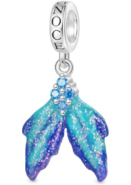 Denizkızı Kuyruğu Charm, 925 Ayar Gümüş