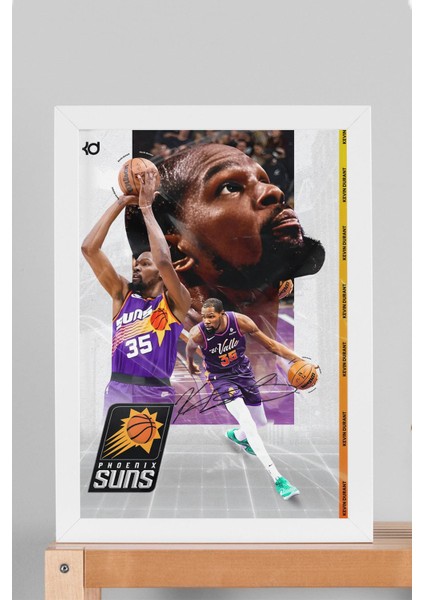 Kevin Durant Çerçeveli Tablo - Basketbol Nba Posteri Tablo