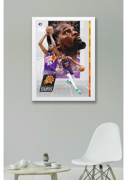 Kevin Durant Çerçeveli Tablo - Basketbol Nba Posteri Tablo fiyatları