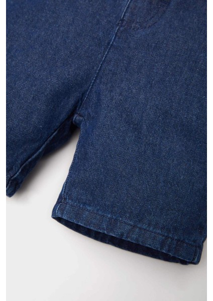 Erkek Bebek Basic Düz Jean Şort E8258A525SM fırsatları