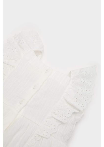 Kız Bebek Kolsuz Poplin Yazlık Elbise E8395A525SM fırsatları