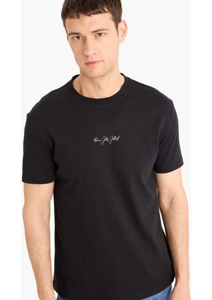 %100 Pamuk Diego Velazquez Regular Fit Bisiklet Yaka Sırt Baskılı Kısa Kollu Tişört D7062AX25SP indirimleri