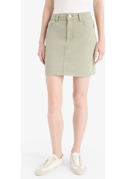 Coool Normal Bel Gabardin Mini Etek E5346AX25SP