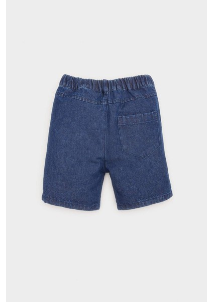 Erkek Bebek Basic Düz Jean Şort E8258A525SM indirimleri
