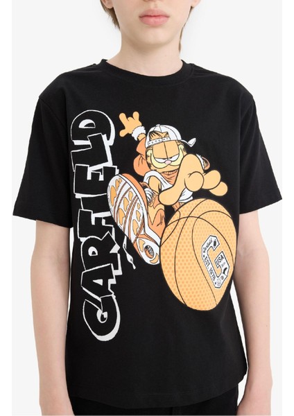 Erkek Çocuk Garfield Bisiklet Yaka Kısa Kollu Tişört E3107A825SM indirimleri