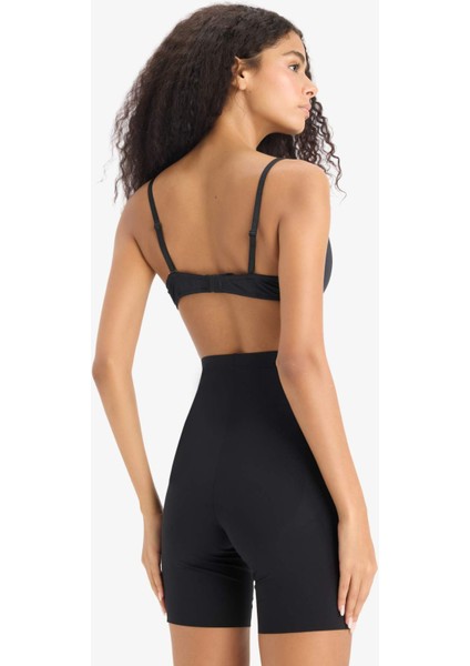 Siyah Rengi Şort Korse-Fall in Love E4741AX25SM